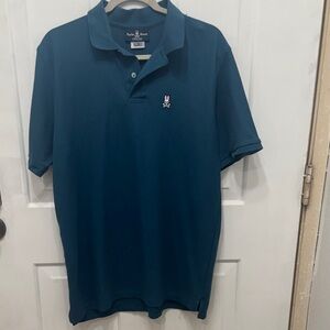 Psycho Bunny Men's Teal Polo Shirt